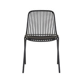 Hectarul - Scaun de living negru din polipropilena si metal Klara